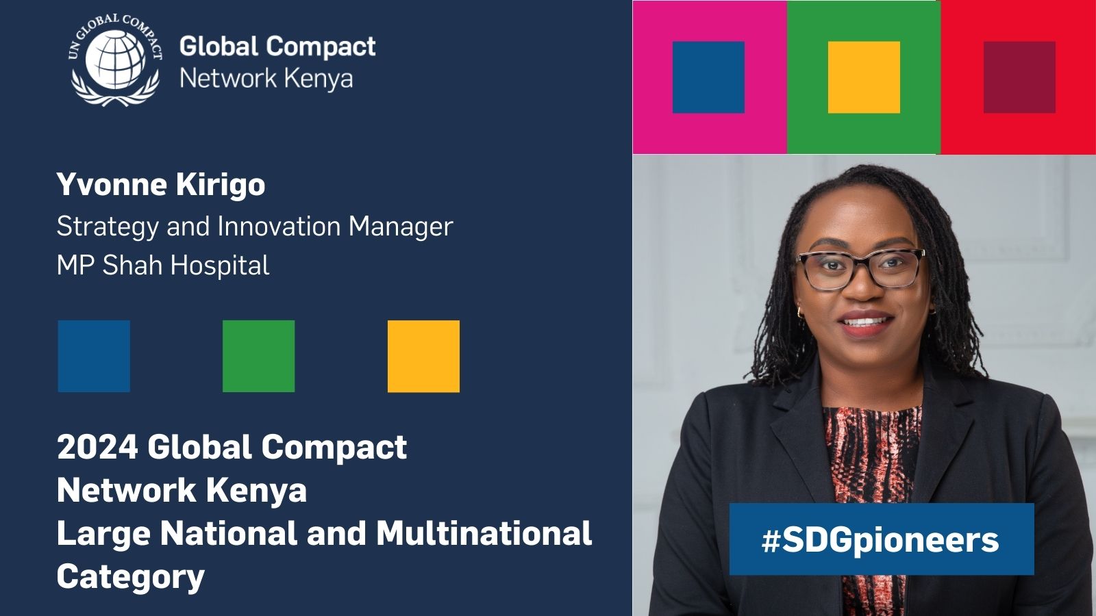 Yvonne Kirigo SDG Pioneer 2024