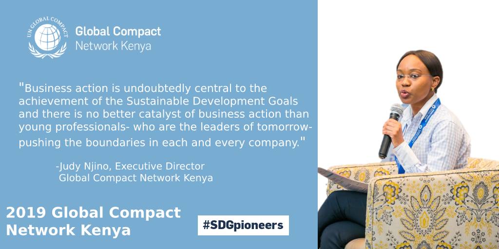 Global Compact Network Kenya recognizes Dr. Joyce Sitonik for championing the Sustainable Development Goals